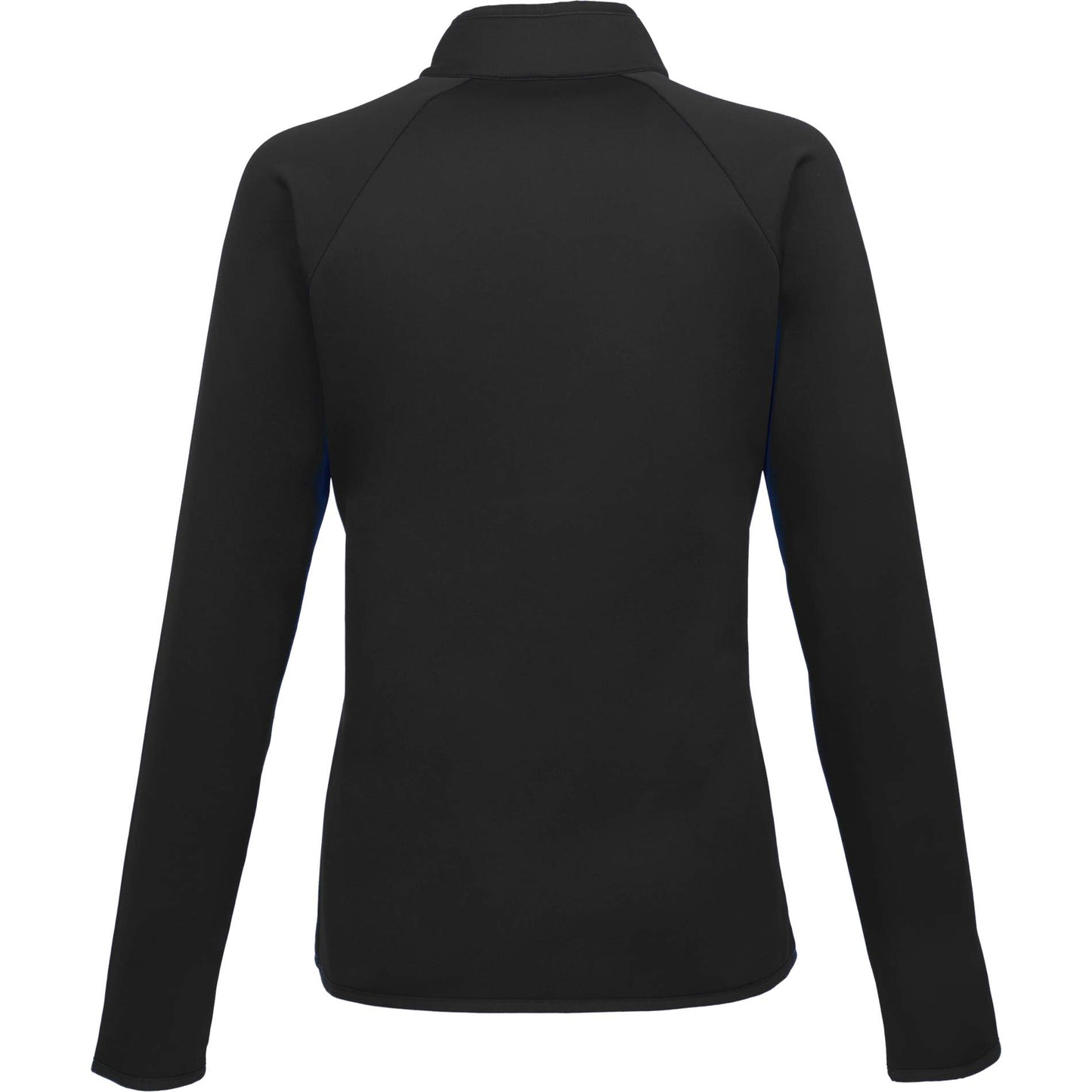 Rear View of Black TELICA Brush Back Fleece Jacket - Women's plain