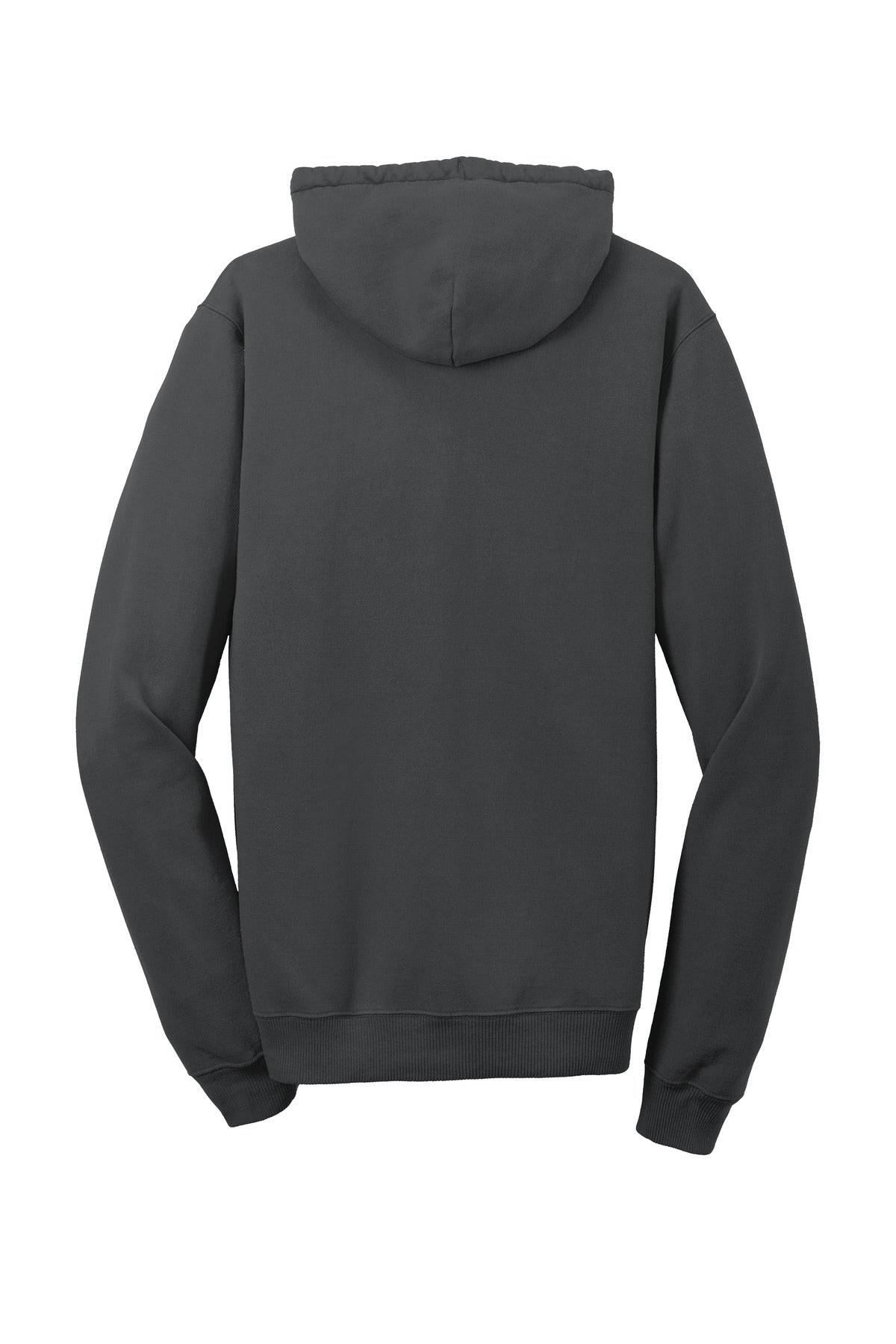 Rear View of Coal Port & Company Beach Wash Garment-Dyed Pullover Hooded Sweatshirt. PC098H