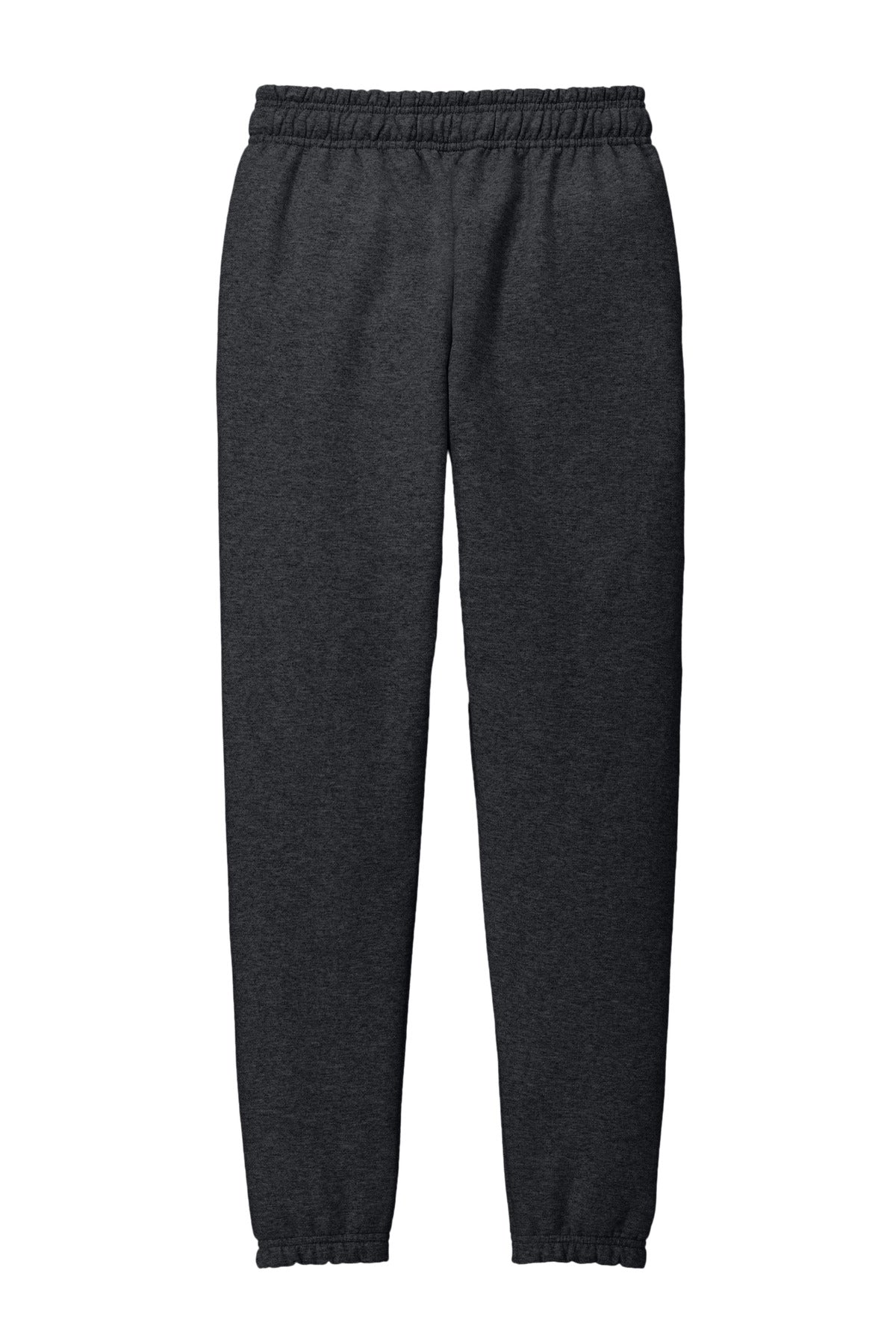 Rear View of DkHtGry Port & Company Core Fleece Sweatpant PC78SP