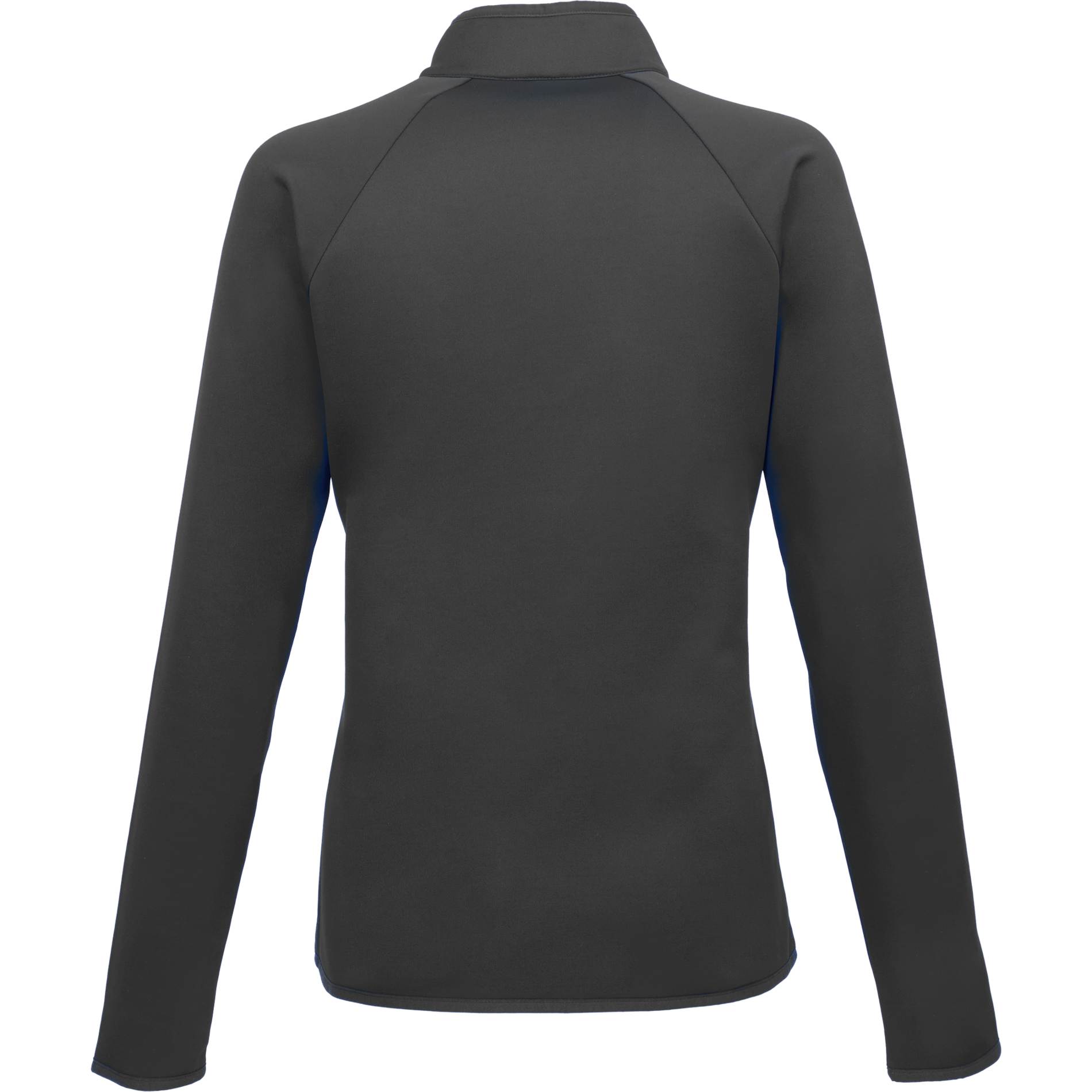 Rear View of Grey TELICA Brush Back Fleece Jacket - Women's plain