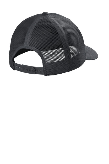 Rear View of GreySteel Port Authority Eco Snapback Trucker Cap C112ECO