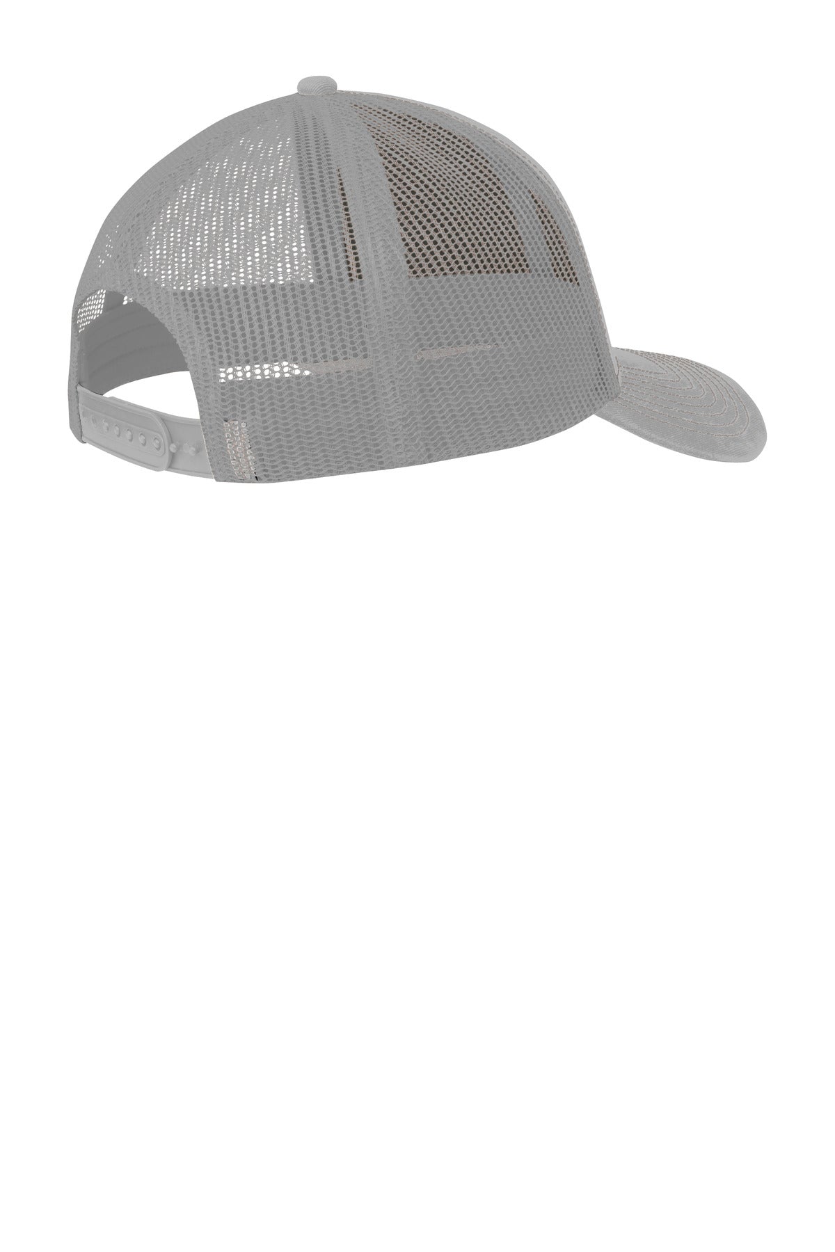 Rear View of GustyGrey Port Authority Snapback Trucker Cap. C112
