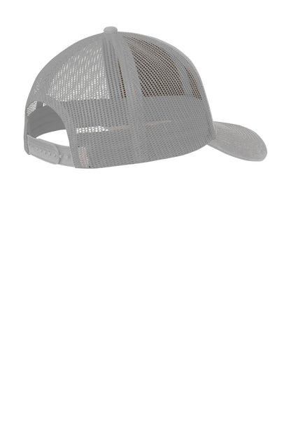Rear View of GustyGrey Port Authority Snapback Trucker Cap. C112