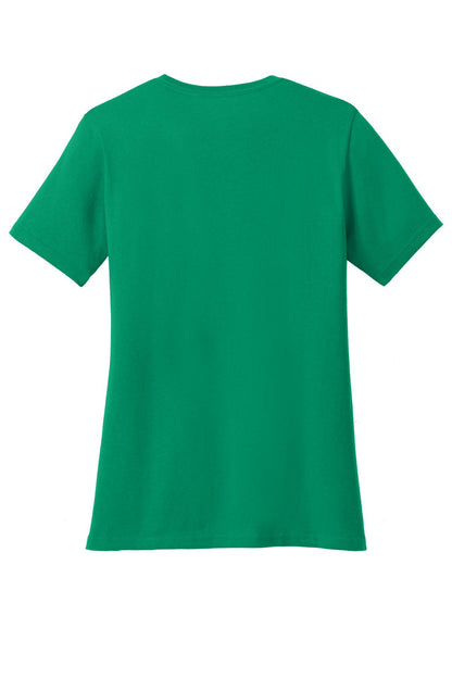 Rear View of Kelly Port & Company Women's Core Cotton Tee. LPC54