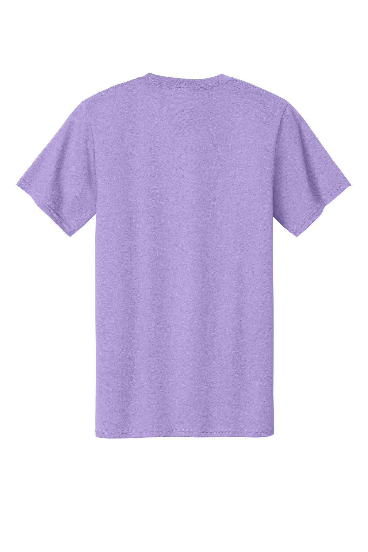 Rear View of Lavender Port & Company Tall Essential Tee. PC61T