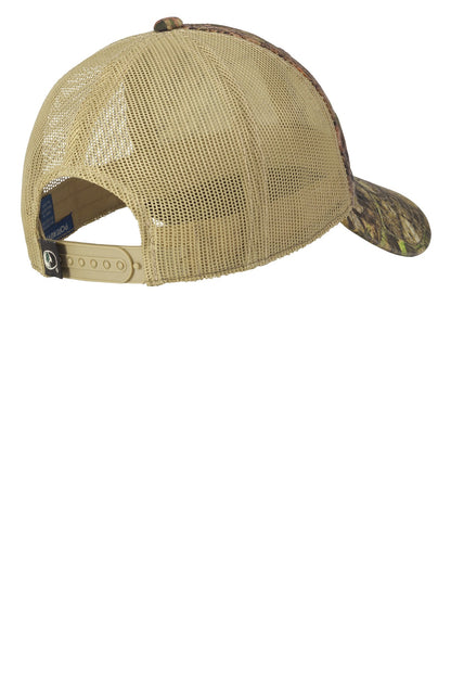 Rear View of MOBU Cntry/Tan Port Authority Unstructured Camouflage Mesh Back Cap. C929