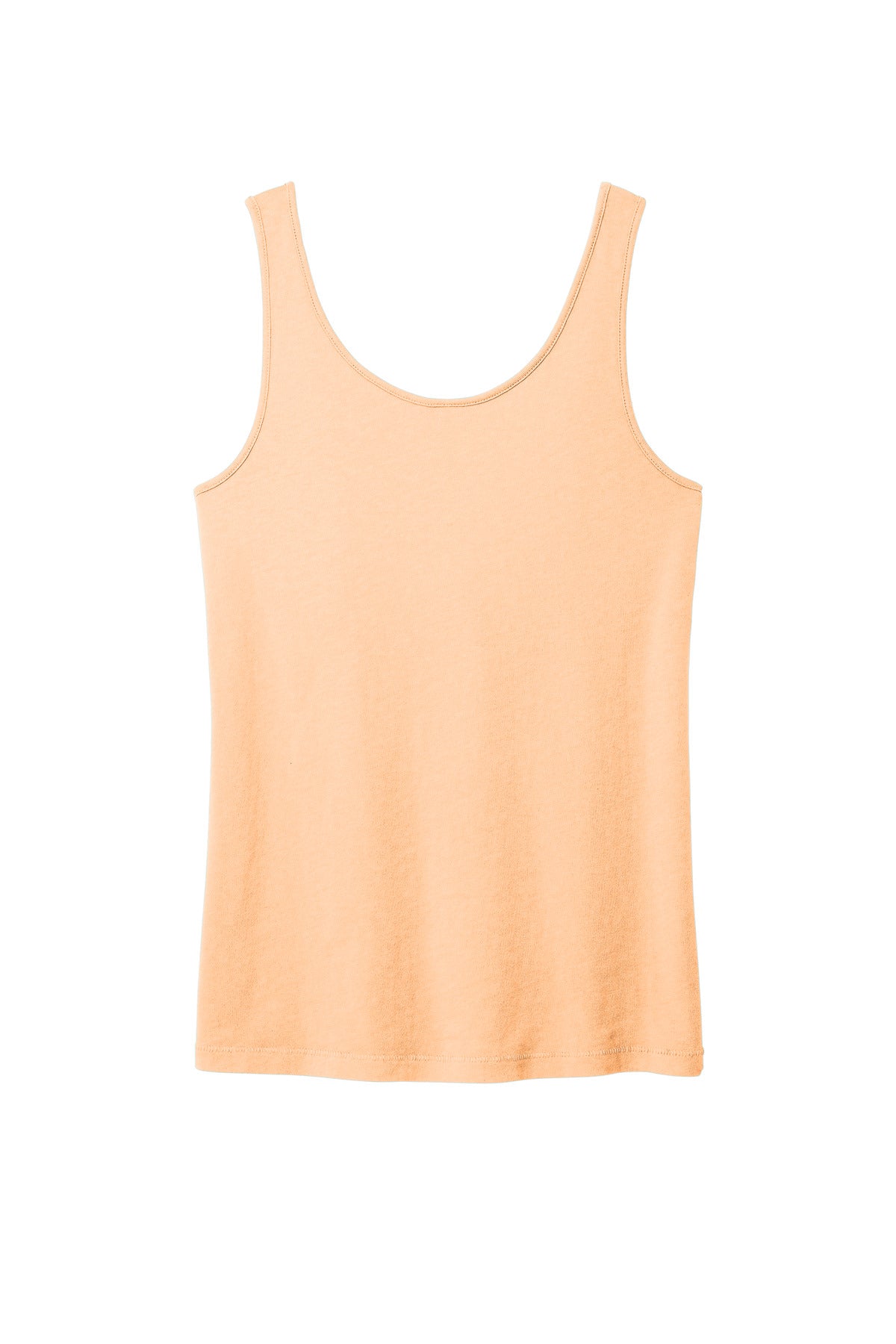 Rear View of Peach Port & Company Women's Beach Wash Garment-Dyed Tank LPC099TT