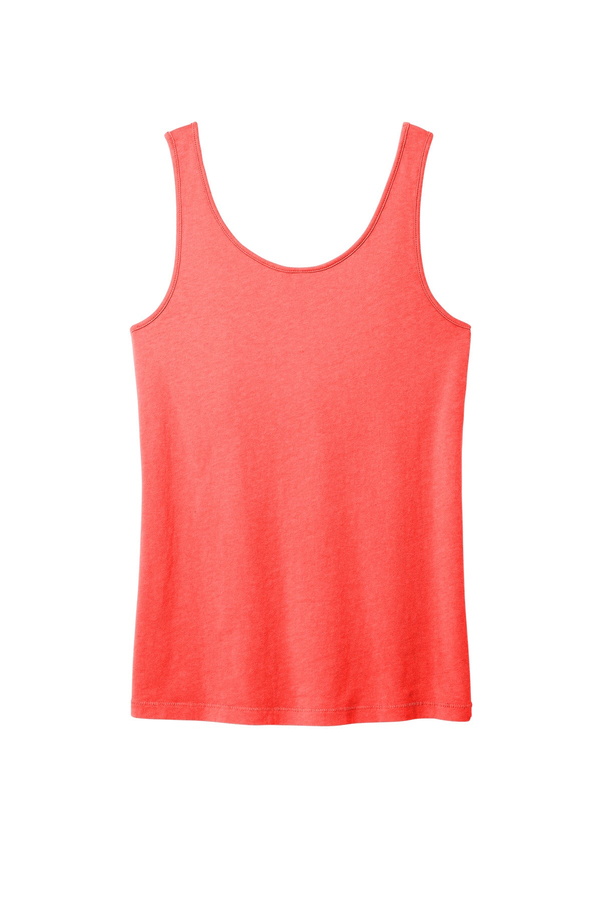 Rear View of Poppy Port & Company Women's Beach Wash Garment-Dyed Tank LPC099TT