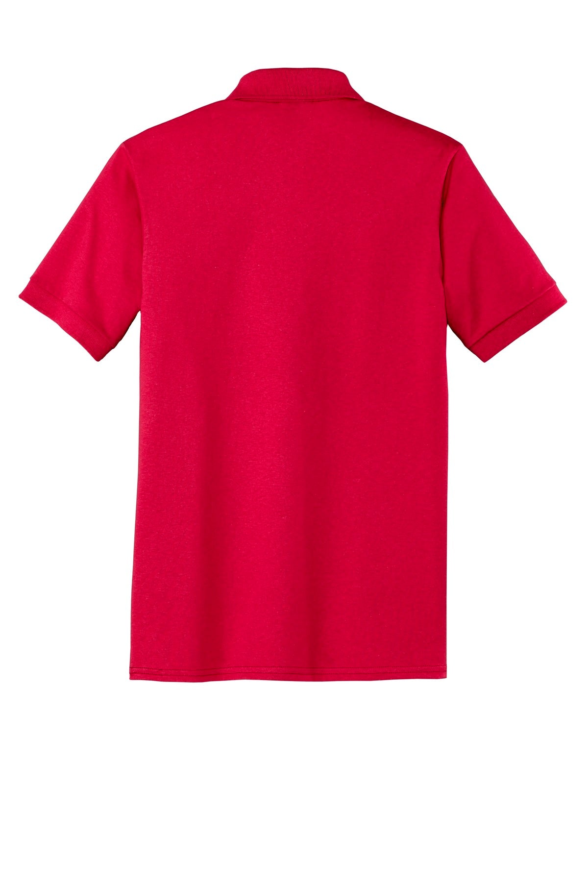 Rear View of Red Port & Company Core Blend Jersey Knit Pocket Polo. KP55P