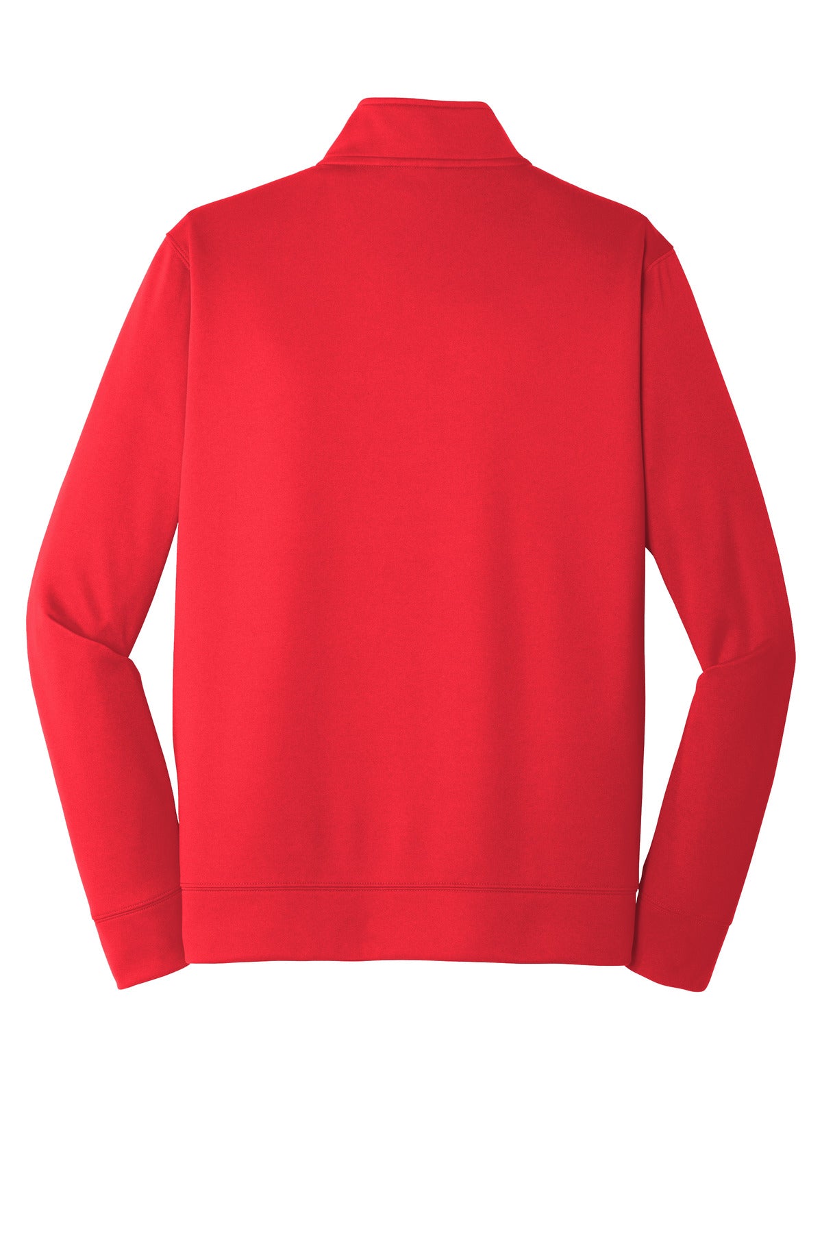 Rear View of Red Port & Company Performance Fleece 1/4-Zip Pullover Sweatshirt. PC590Q