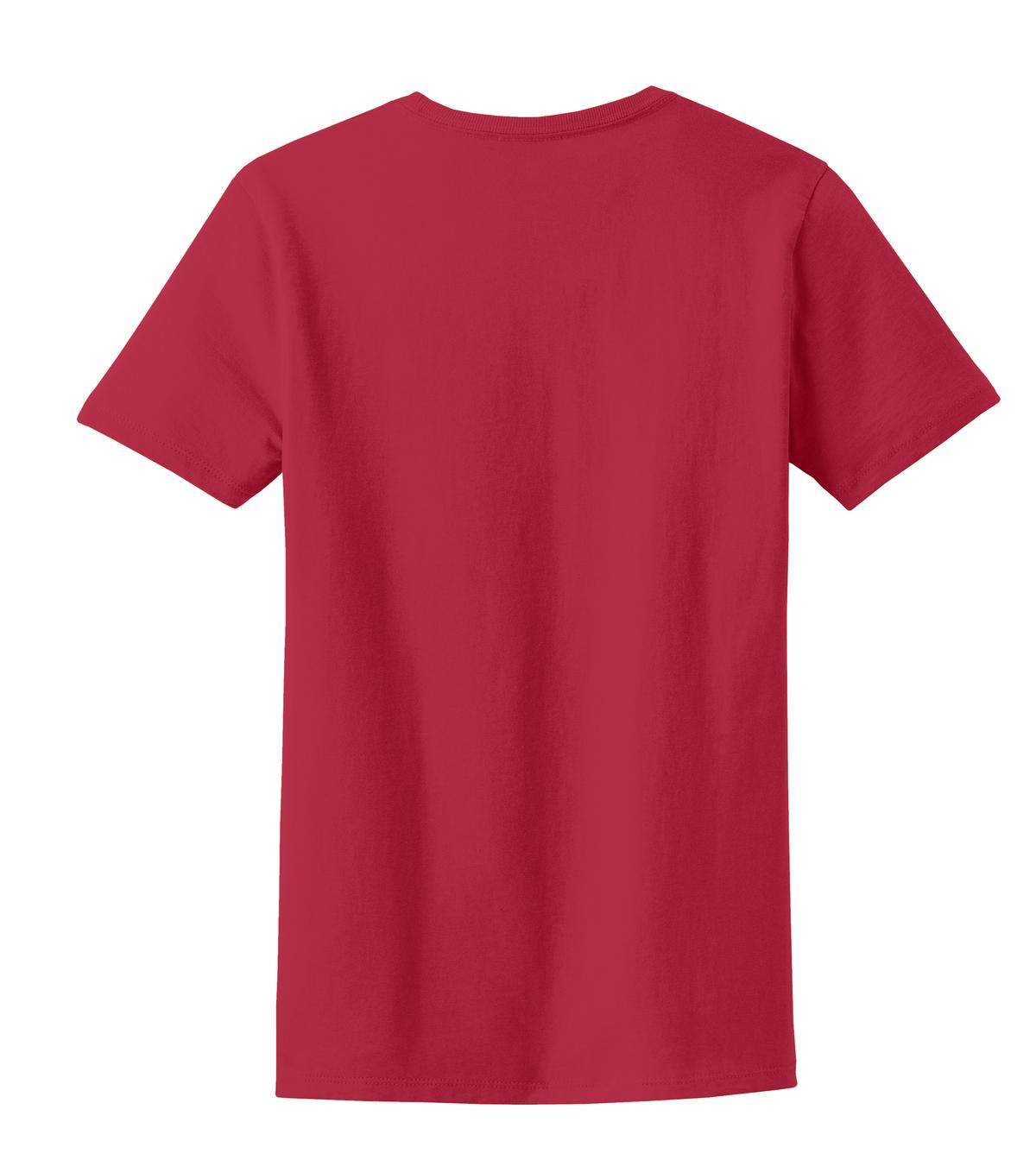 Rear View of Red Port & Company Women's Essential Tee. LPC61