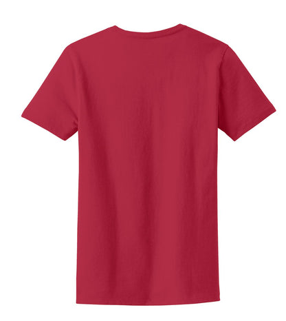 Rear View of Red Port & Company Women's Essential Tee. LPC61