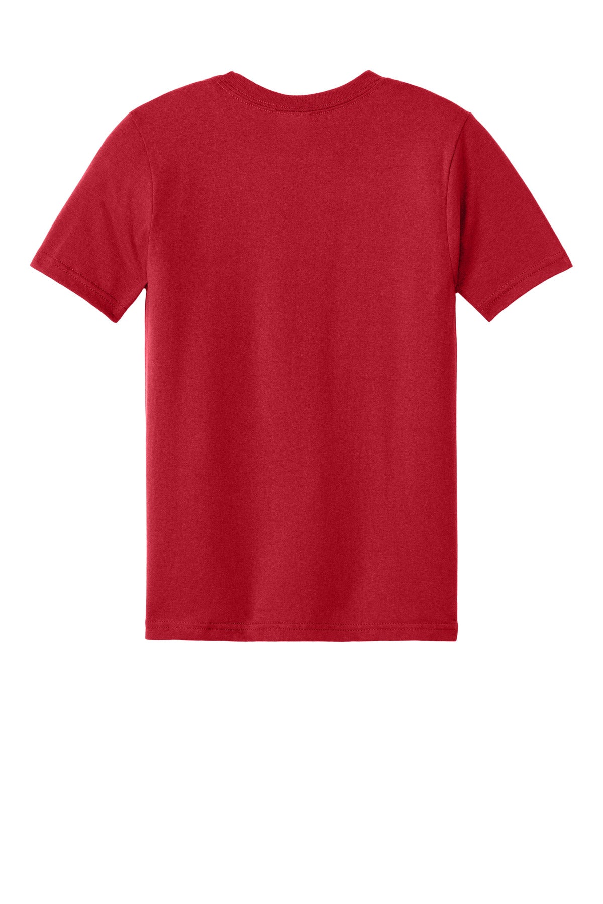 Rear View of Red Port & Company Youth CVC Tee PC340Y