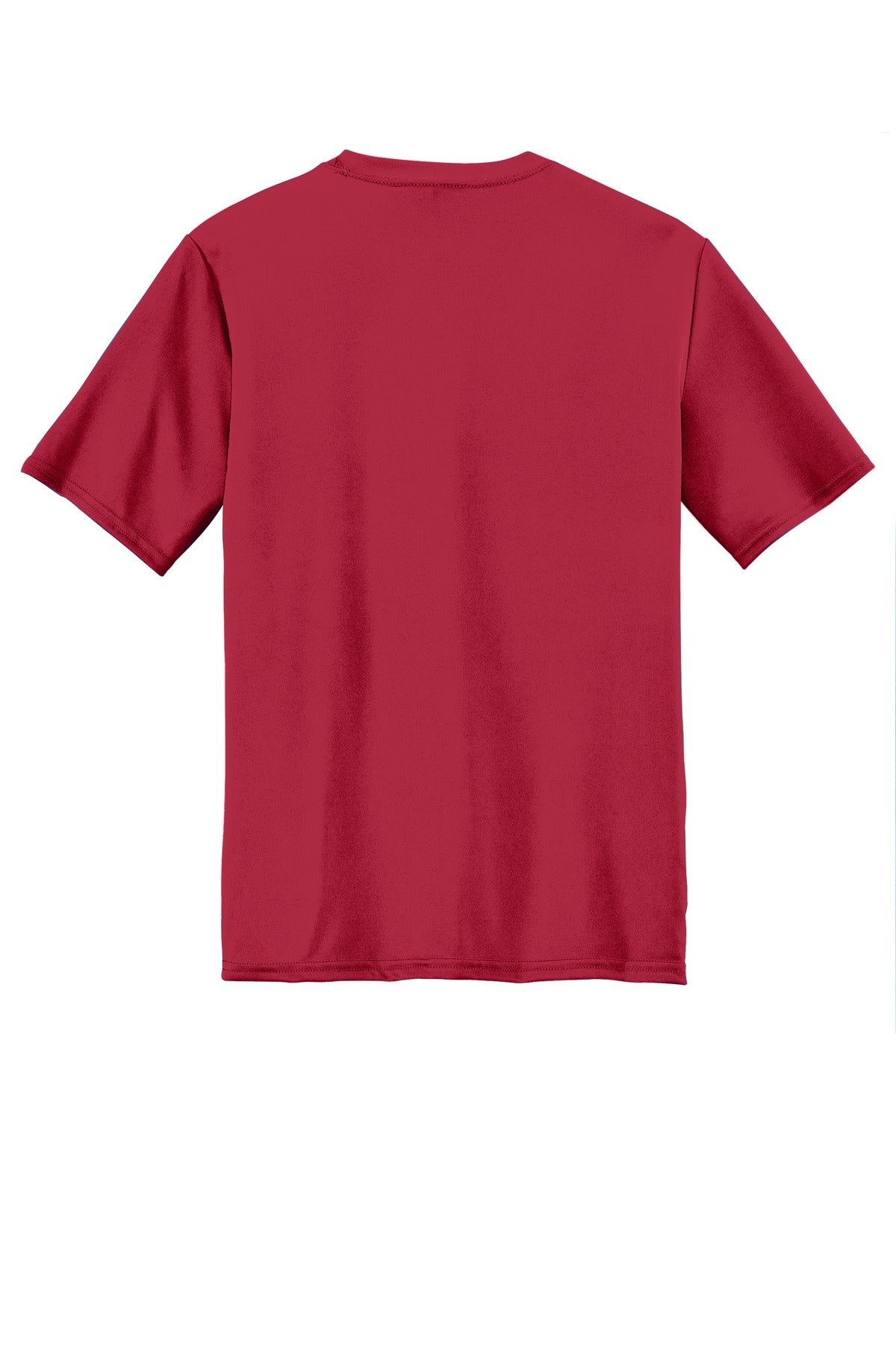 Rear View of Red Port & Company Youth Performance Tee. PC380Y