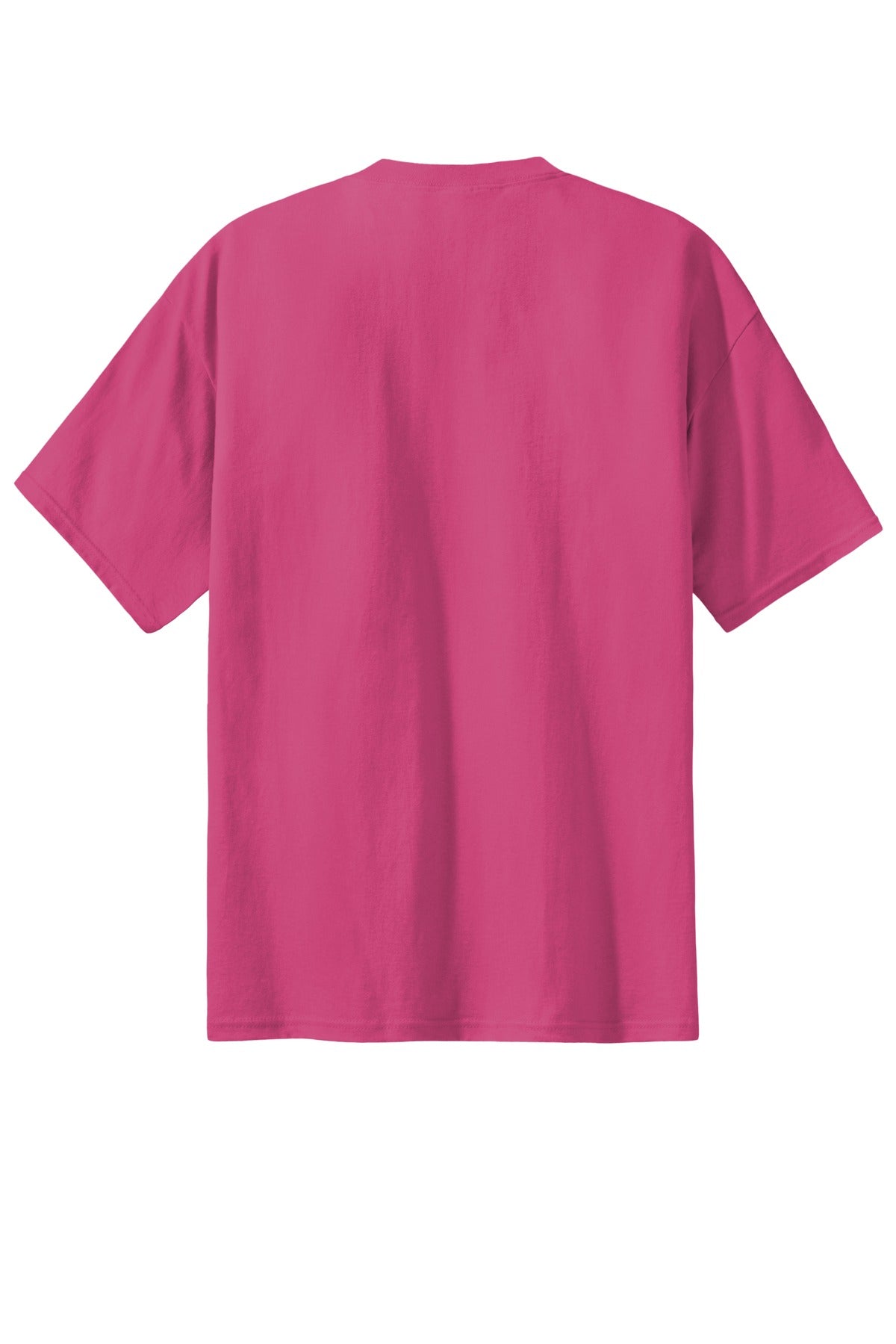 Rear View of Sangria Port & Company Tall Essential Tee. PC61T