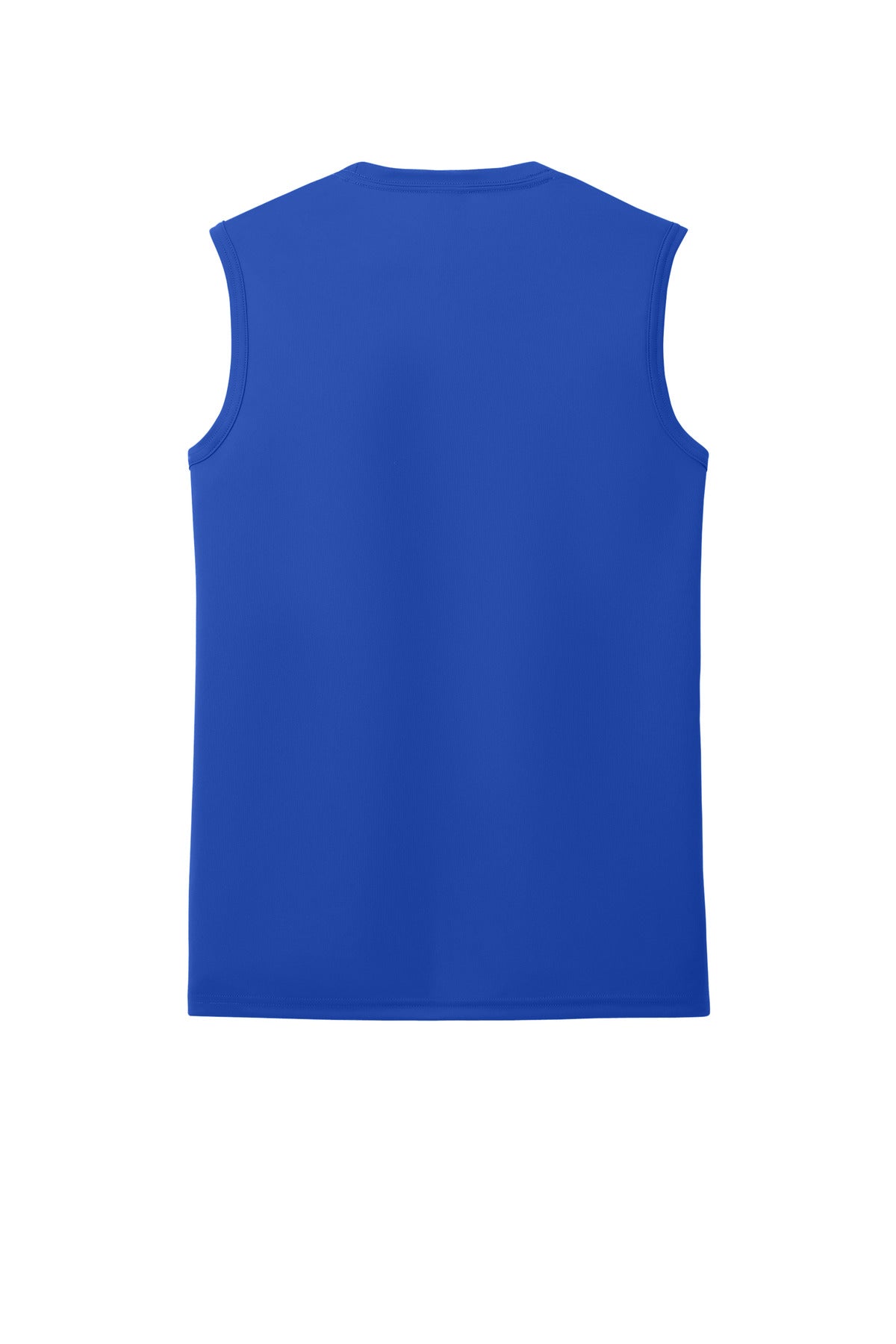 Rear View of TrueRoyal Port & Company Performance Sleeveless Tee PC380SL