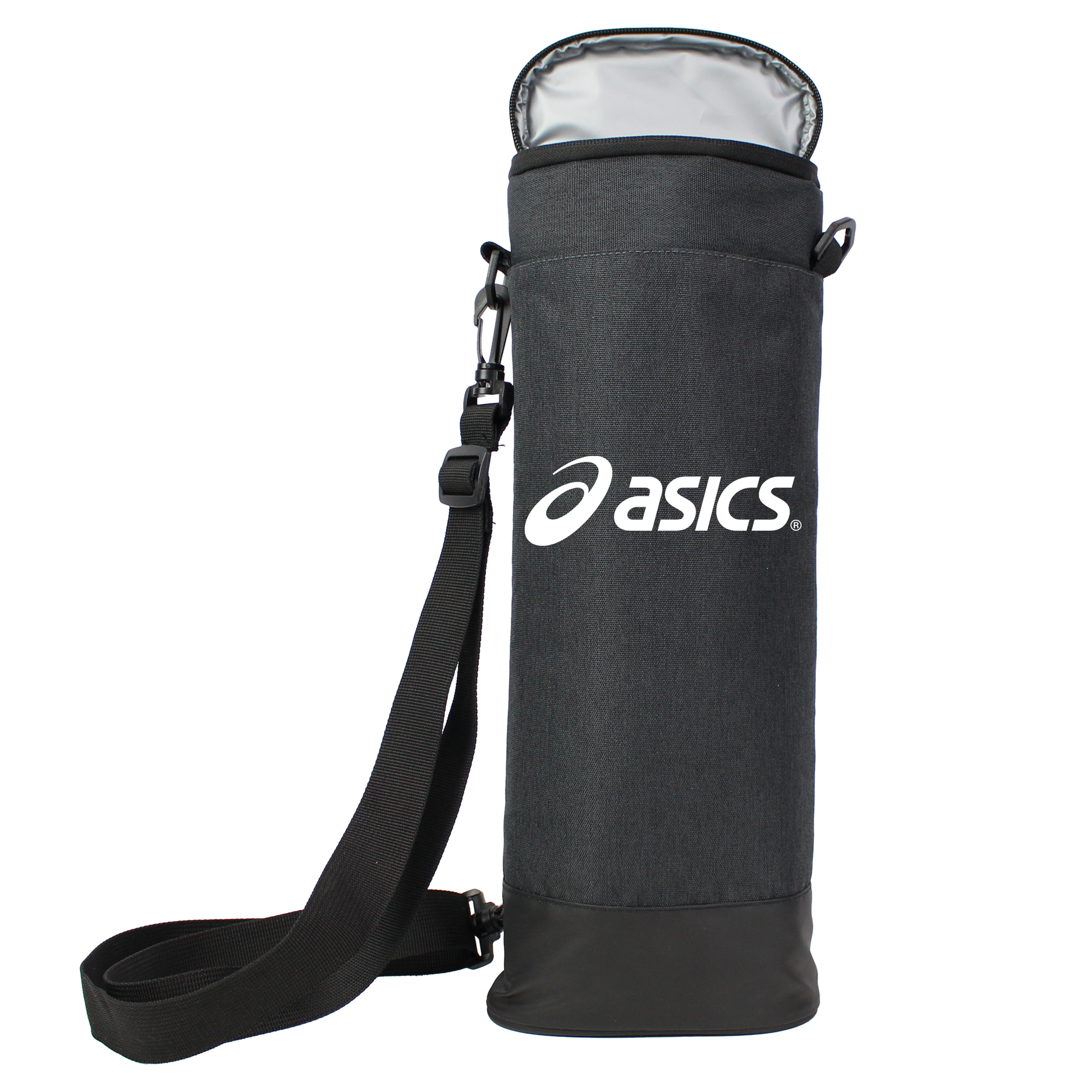 Dark Grey Recycled RPET Beverage Cooler Bag with Strap