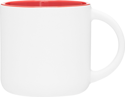 14 oz minolo mug - matte white