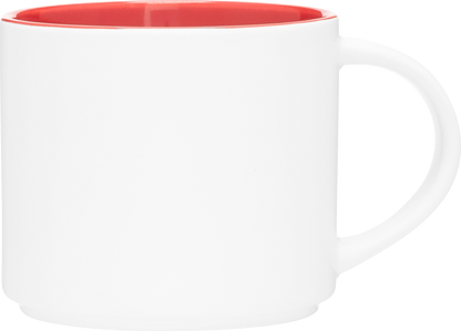 16 oz monaco mug - matte white