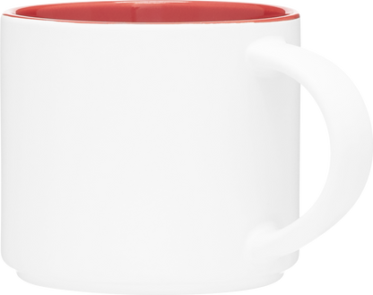 16 oz monaco mug - matte white