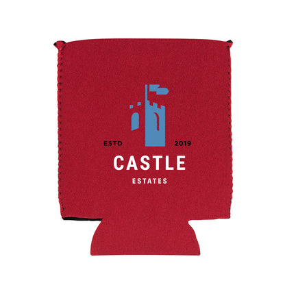 RED Easy Grip Can Cooler  grouped