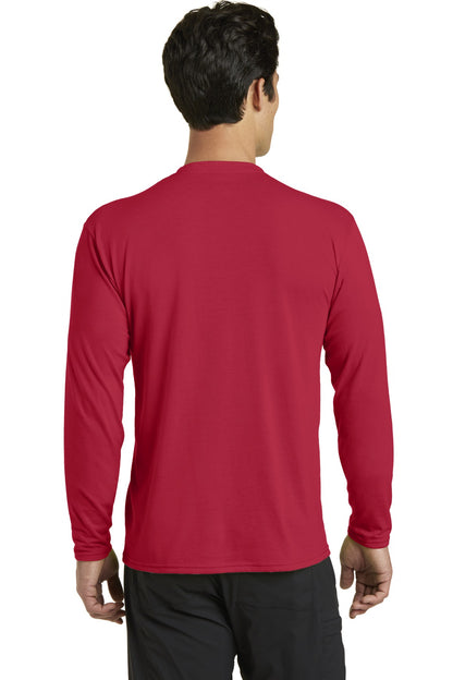 Red Port & Company Long Sleeve Performance Blend Tee. PC381LS