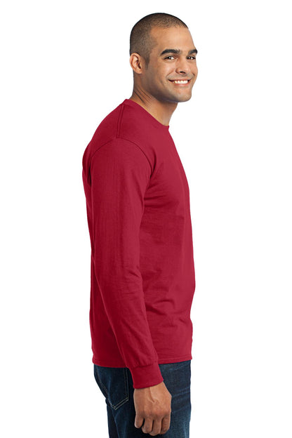 Red Port & Company Tall Long Sleeve Core Blend Tee. PC55LST