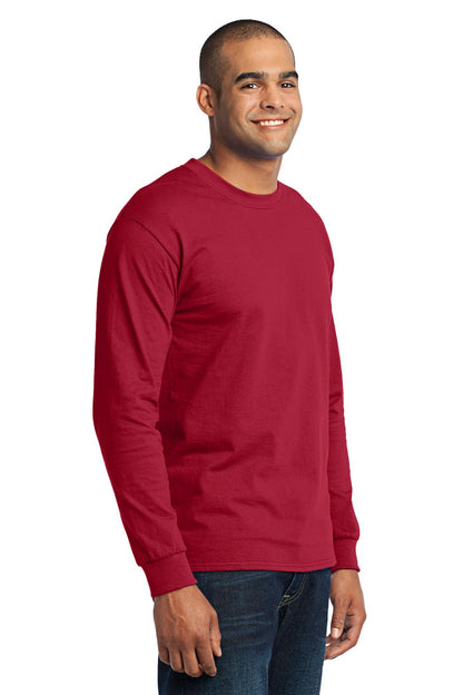 Red Port & Company Tall Long Sleeve Core Blend Tee. PC55LST