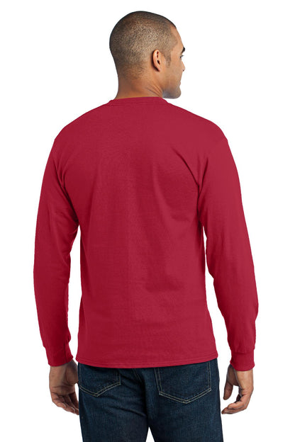 Red Port & Company Tall Long Sleeve Core Blend Tee. PC55LST