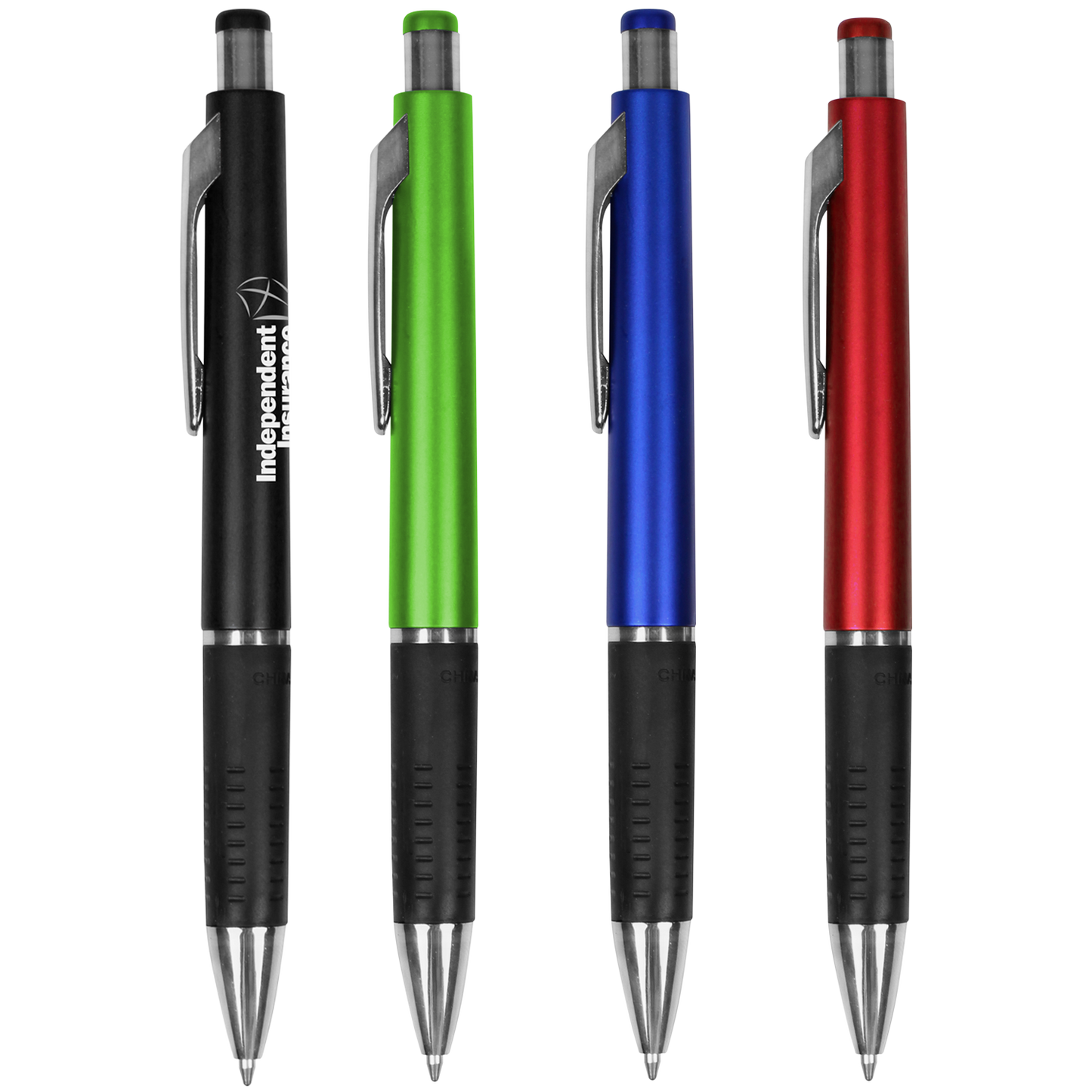 Black Black Reward Metallic Gripper Pen