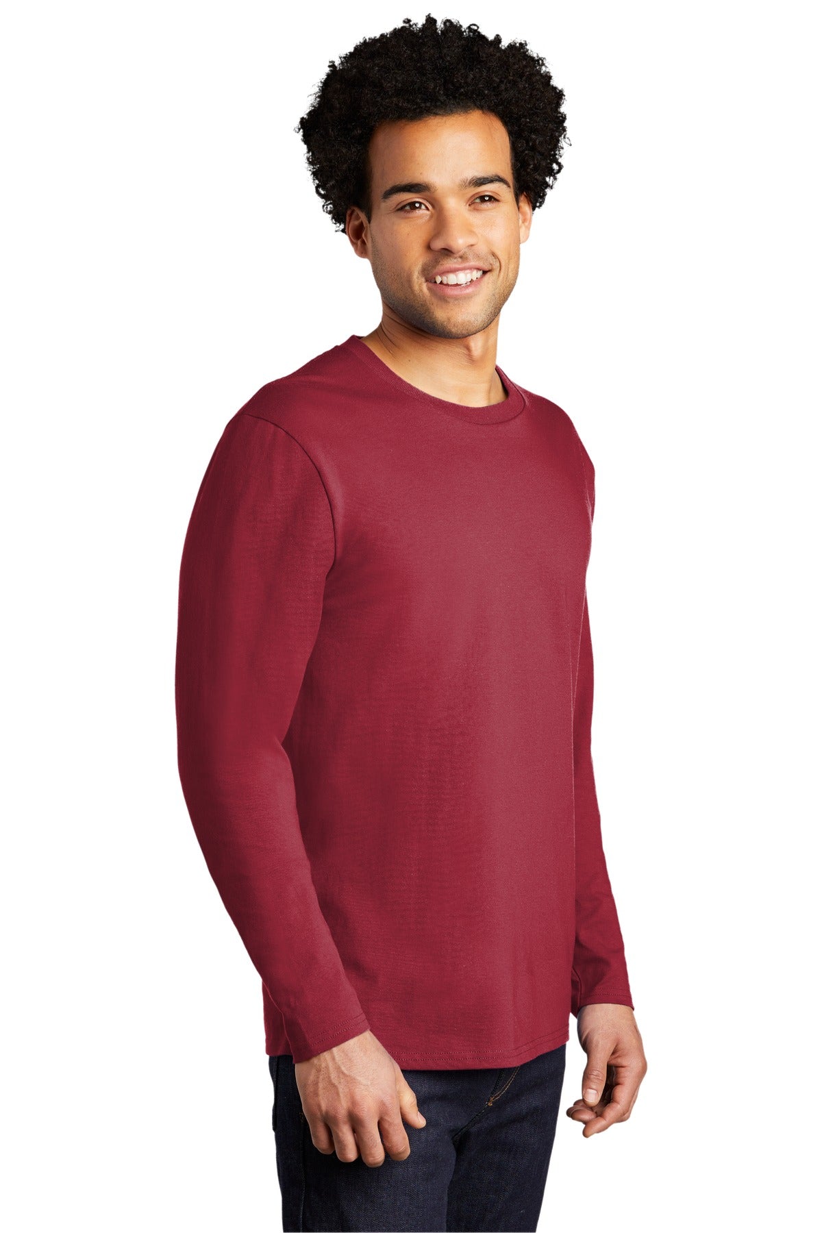 Rich Red Port & Company Long Sleeve Bouncer Tee PC600LS
