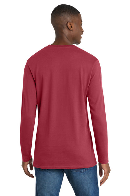 Rich Red Port & Company Long Sleeve Bouncer Tee PC600LS