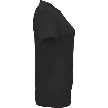 Right View of Black DARA SS Tech Tee - Women's plain