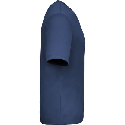 Right View of Blue DARA SS Tech Tee - Men's plain