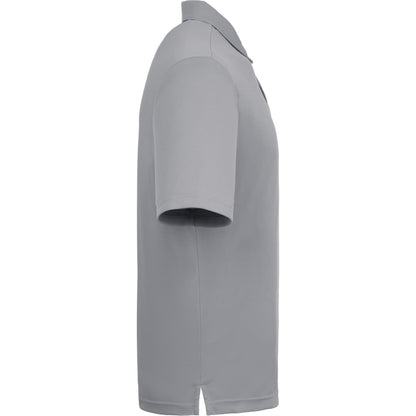 Right View of Grey DARA SS Polo - Men's plain