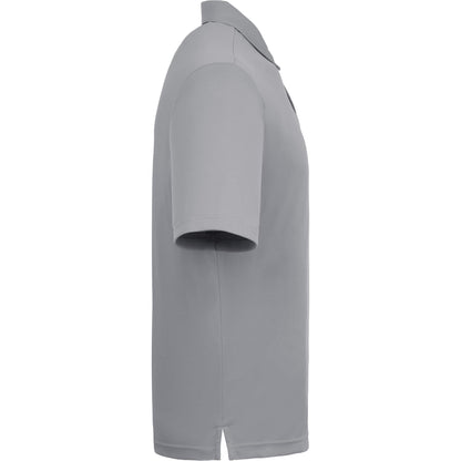 Right View of Grey DARA SS Polo - Men's plain