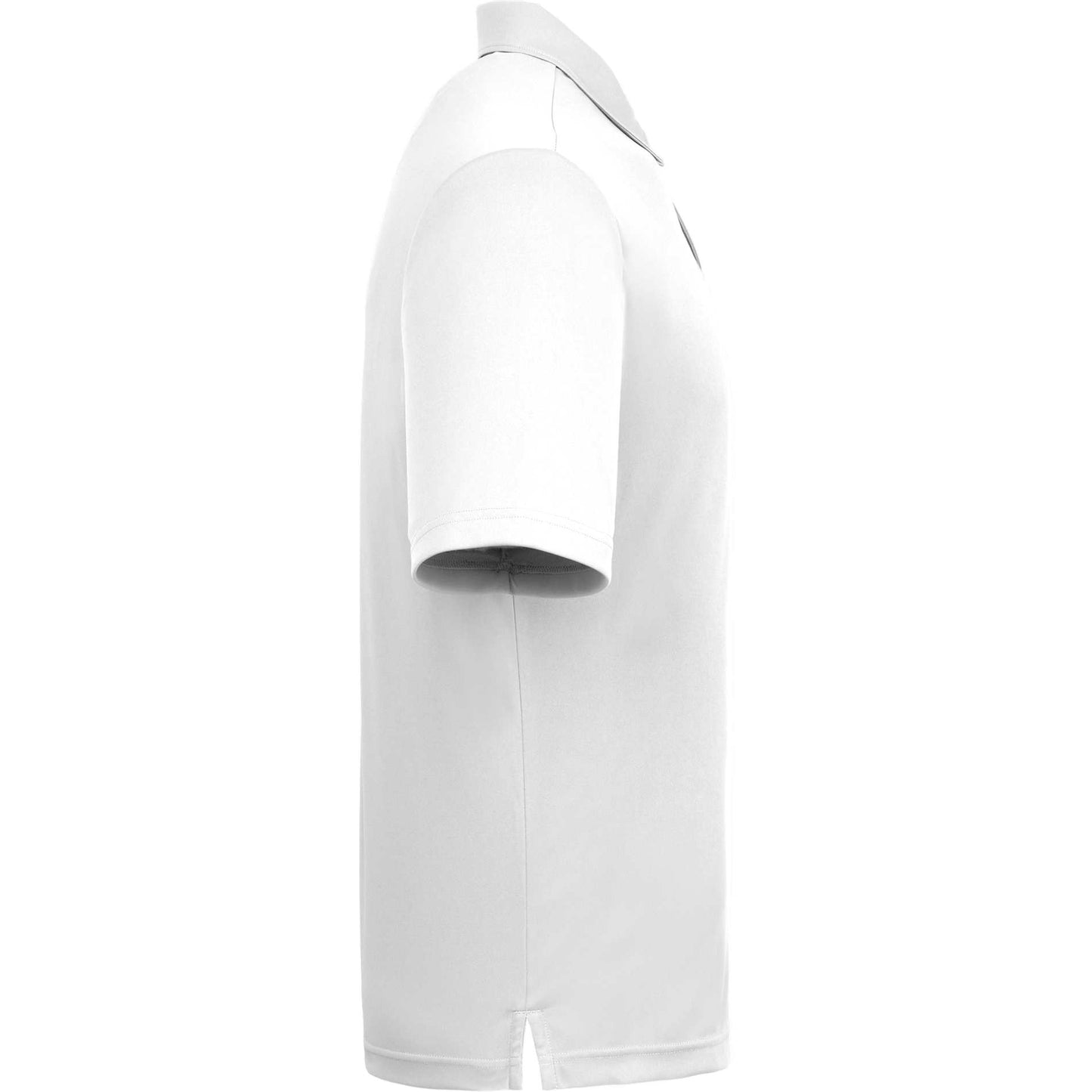 Right View of White DARA SS Polo - Men's plain
