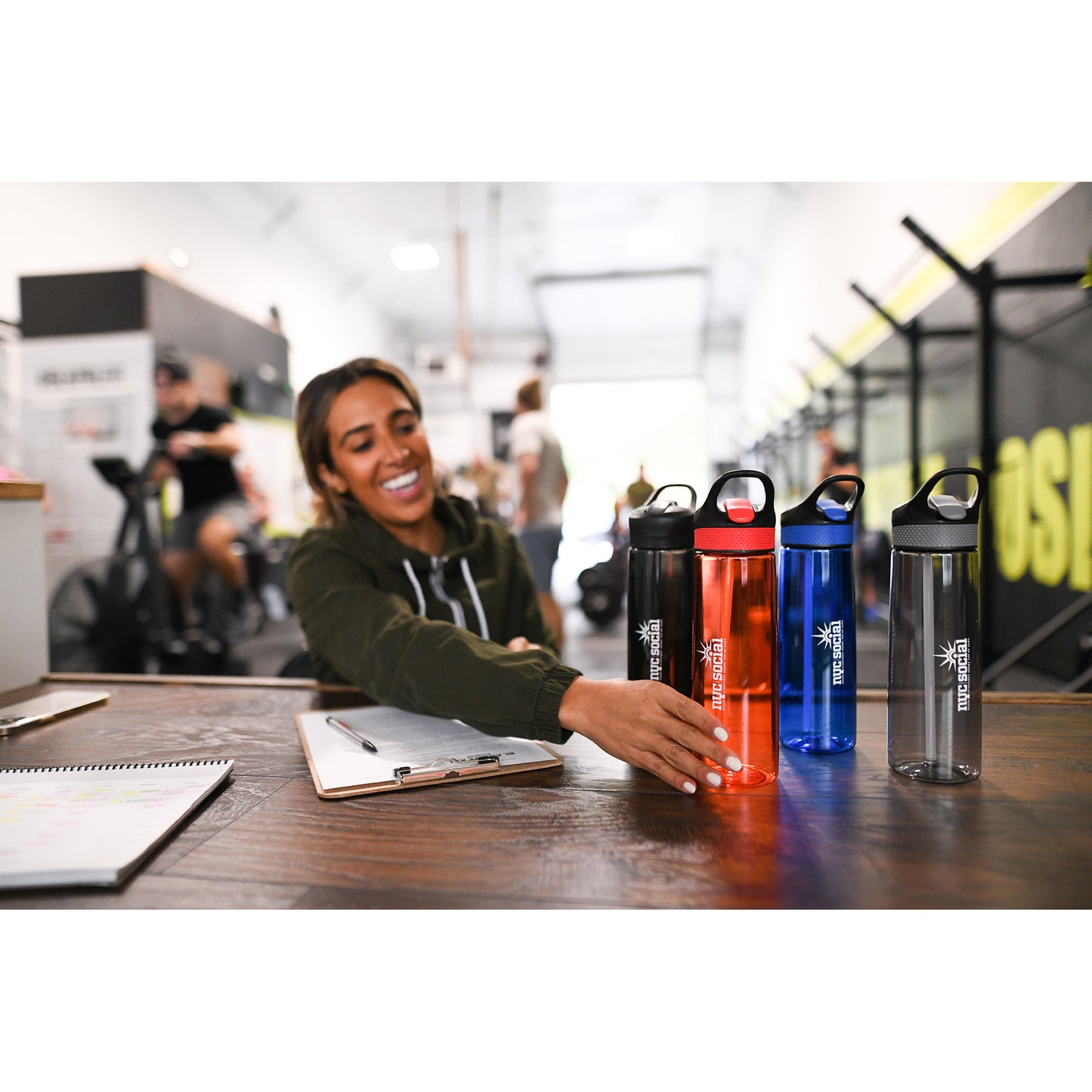 Black All-Star Sports Bottle - 29 Oz.