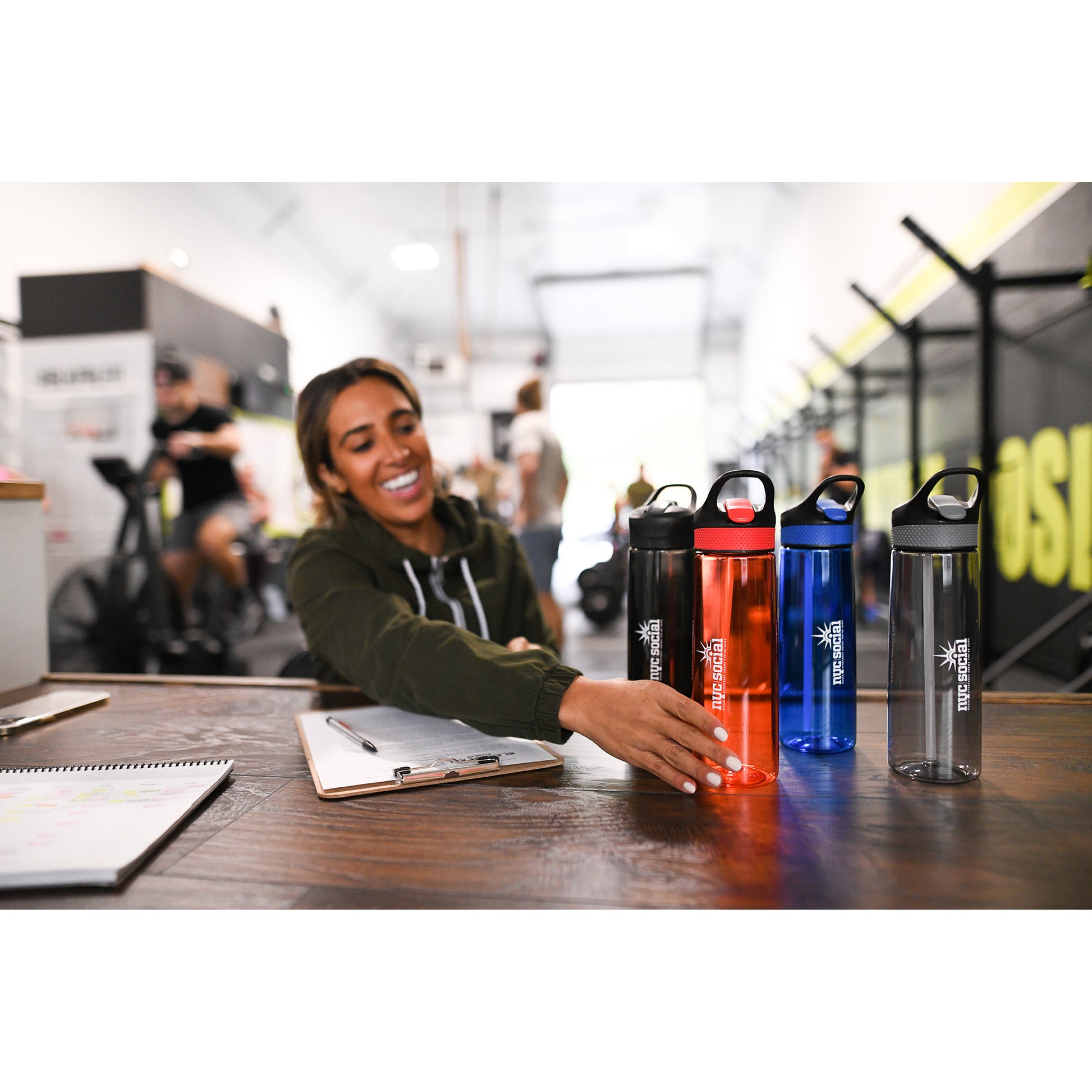 Black All-Star Sports Bottle - 29 Oz.