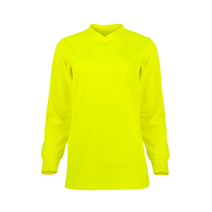 ST21W Women's Non Rated Hi-Vis Long Sleeve Shirt with Max-Dri™ - Green - Size 2X