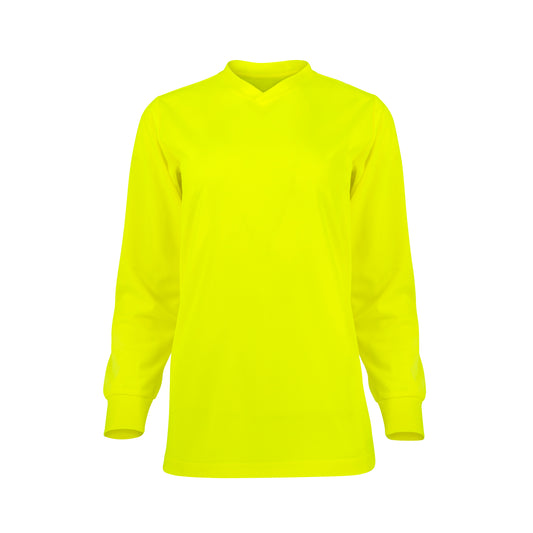 ST21W Women's Non Rated Hi-Vis Long Sleeve Shirt with Max-Dri™ - Green - Size 2X