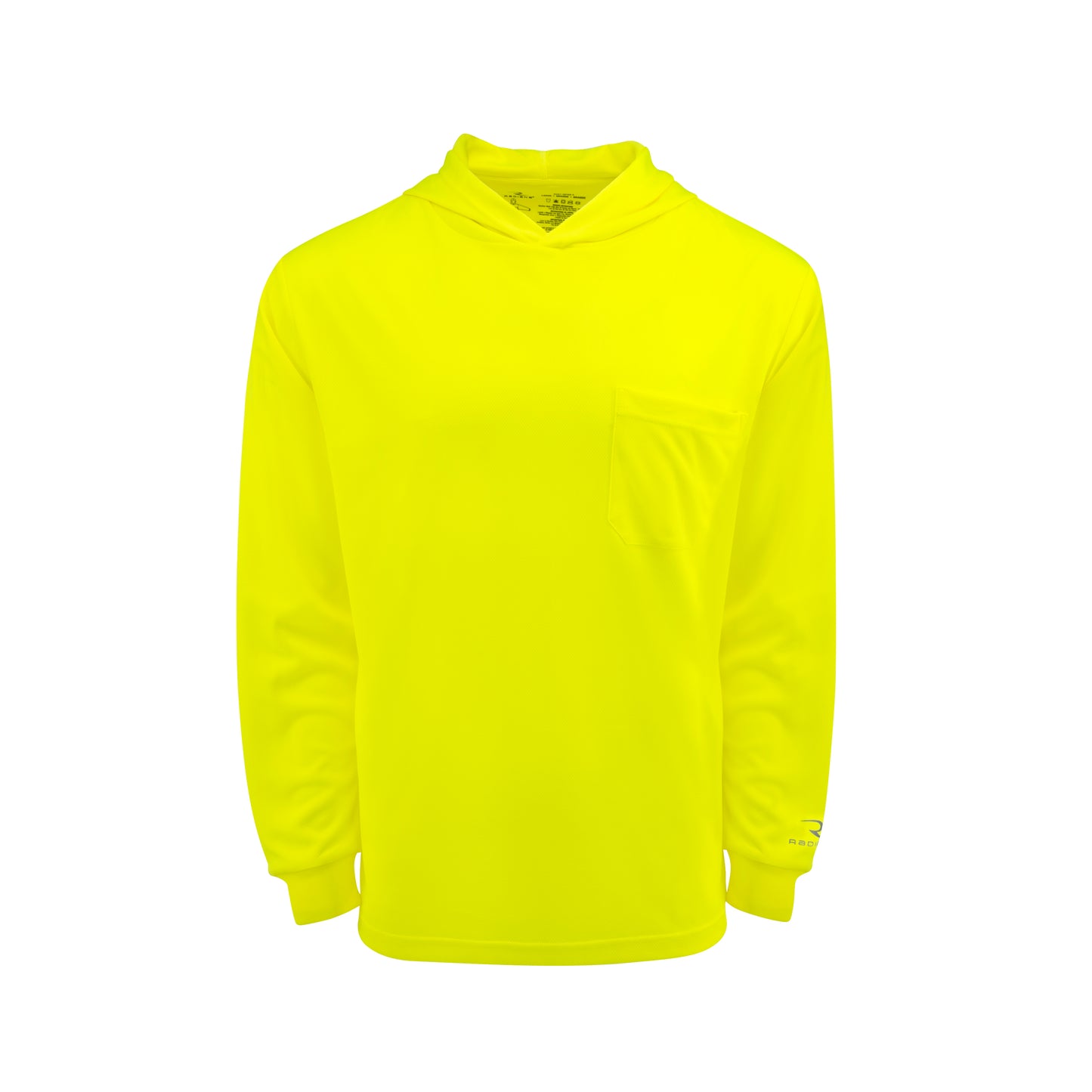 ST61-N Hooded Non Rated Mesh Long Sleeve T-Shirt - Green - Size 2X
