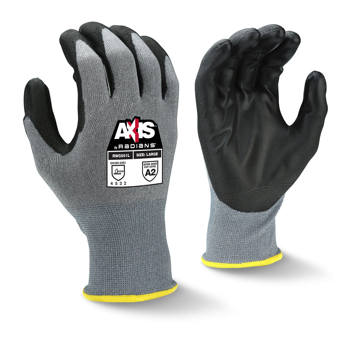 RWG561 AXIS™ Cut Protection Level A2 PU Coated Glove - Size 2X