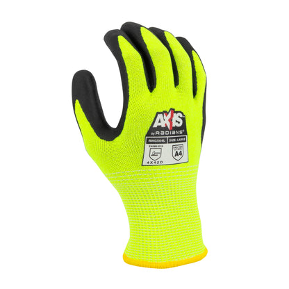 RWG564 AXIS™ Cut Protection Level A4 High Visibility Work Glove - Size L