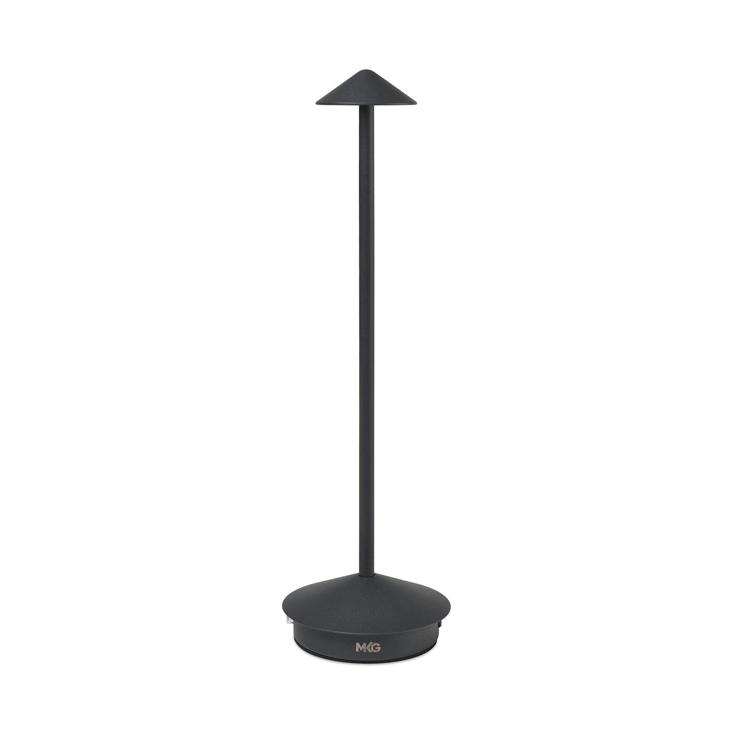 Black Pyramid Rechargeable LED Table Lamp