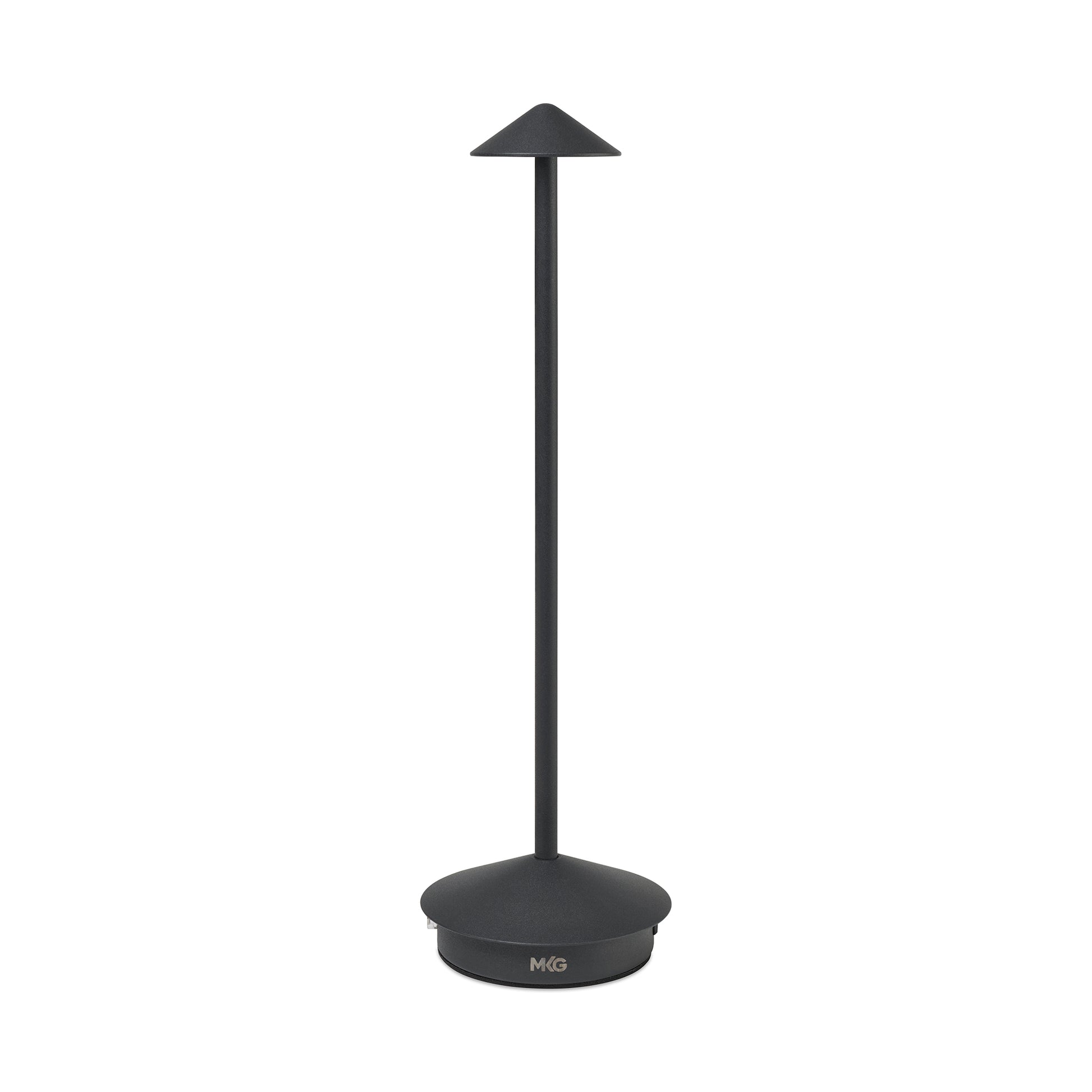 Black Pyramid Rechargeable LED Table Lamp