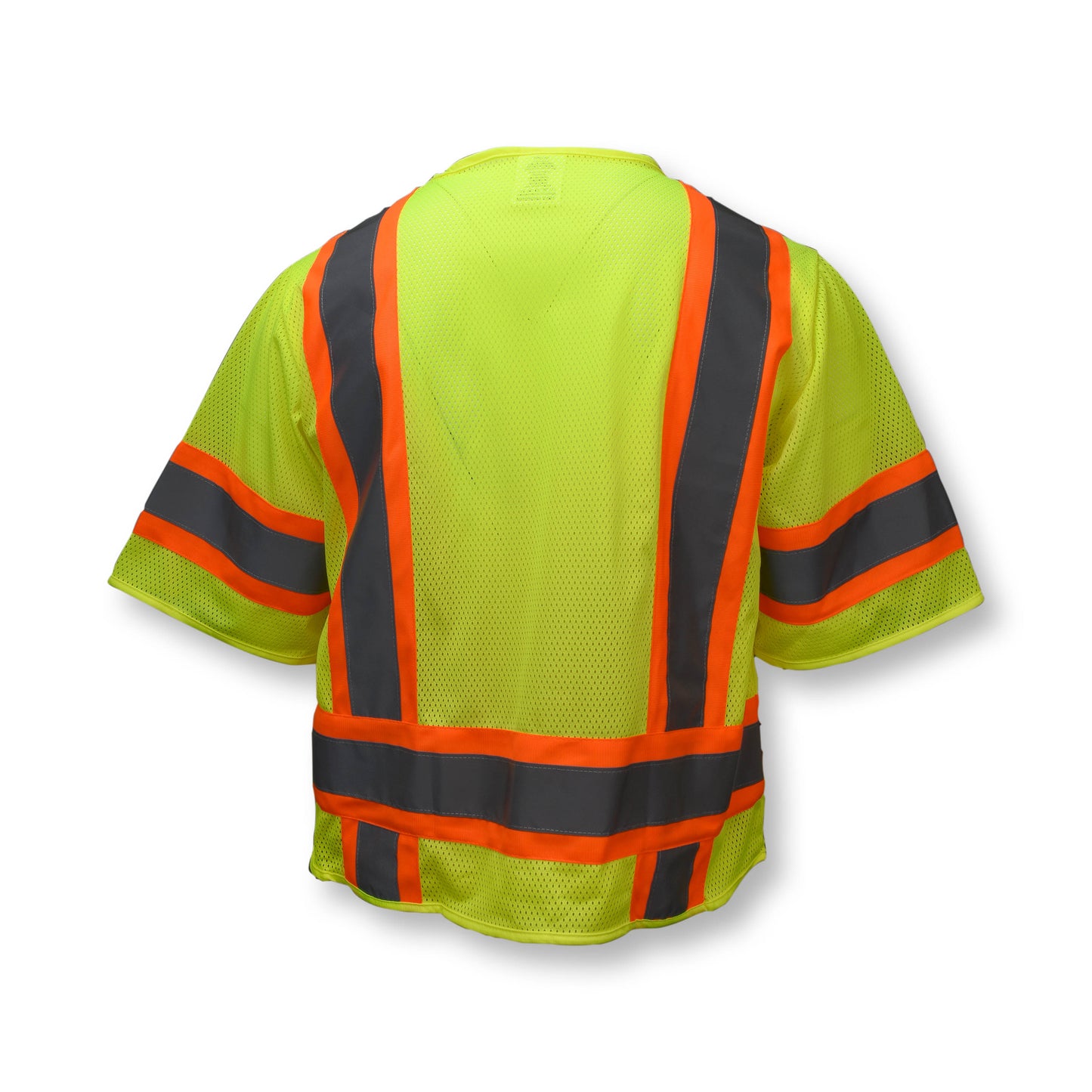 SV63 Two Tone Surveyor Type R Class 3 Two Tone Safety Vest - Green - Size 2X