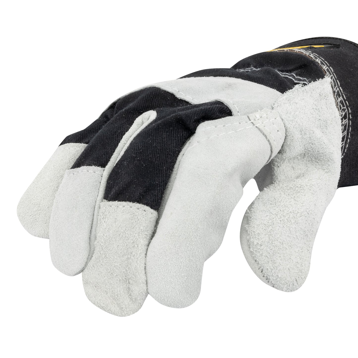 DPG41 Select Shoulder Cowhide Leather Palm Glove - Size L - Gray and Black