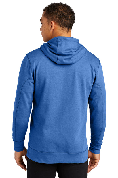 Royal Heather New Era Tri-Blend Fleece Full-Zip HoodieNEA511