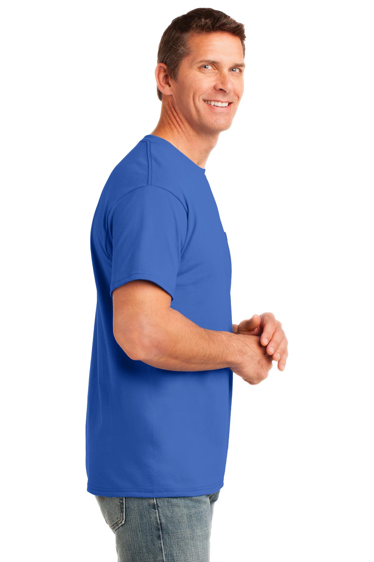 Royal Port & Company Core Cotton Pocket Tee. PC54P